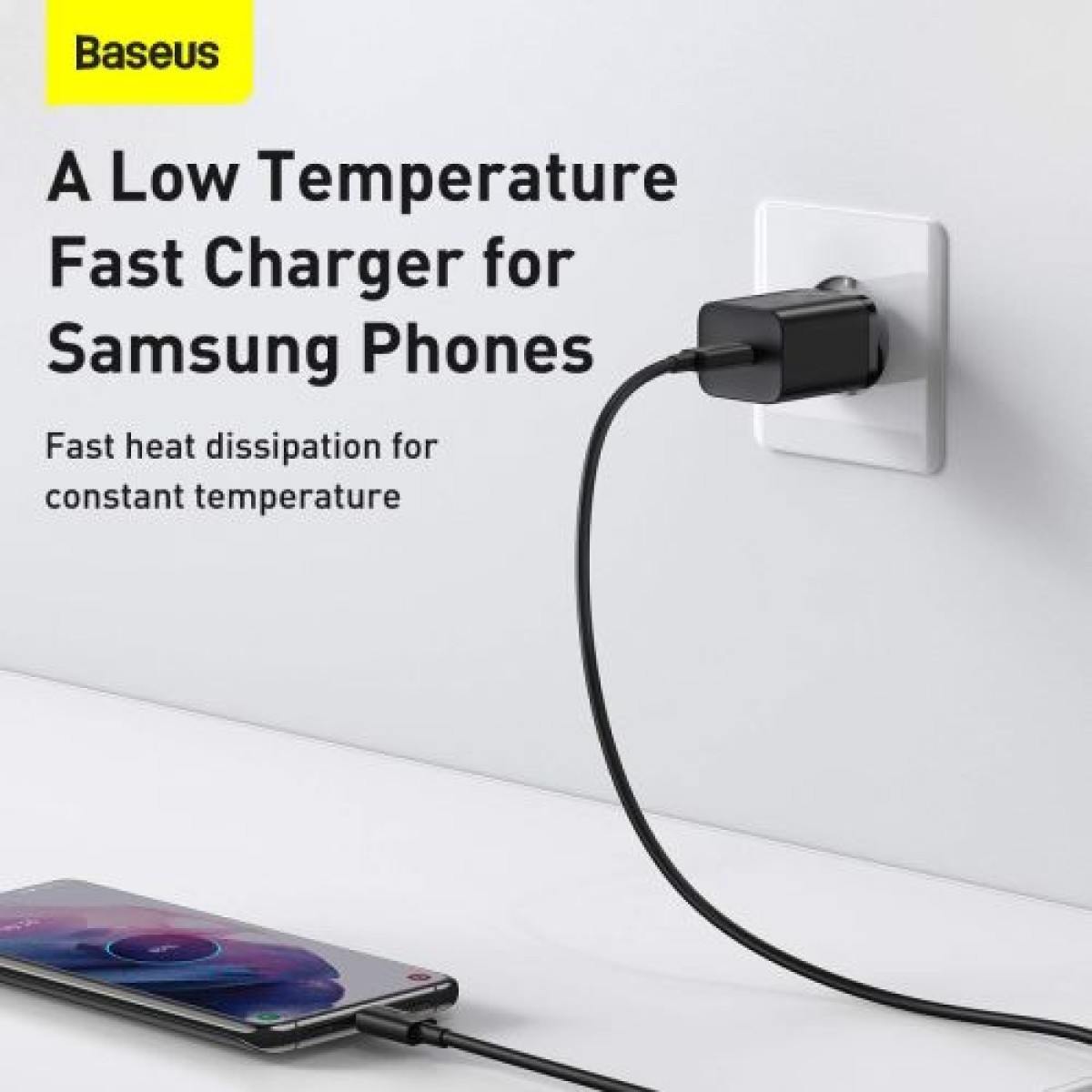 Σετ φορτιστή ταξιδίου Baseus Super Si 1C QC (με Mini μαύρο καλώδιο Type-C έως Type-C 3A 1m) 25W EU Black (TZCCSUP-L01)