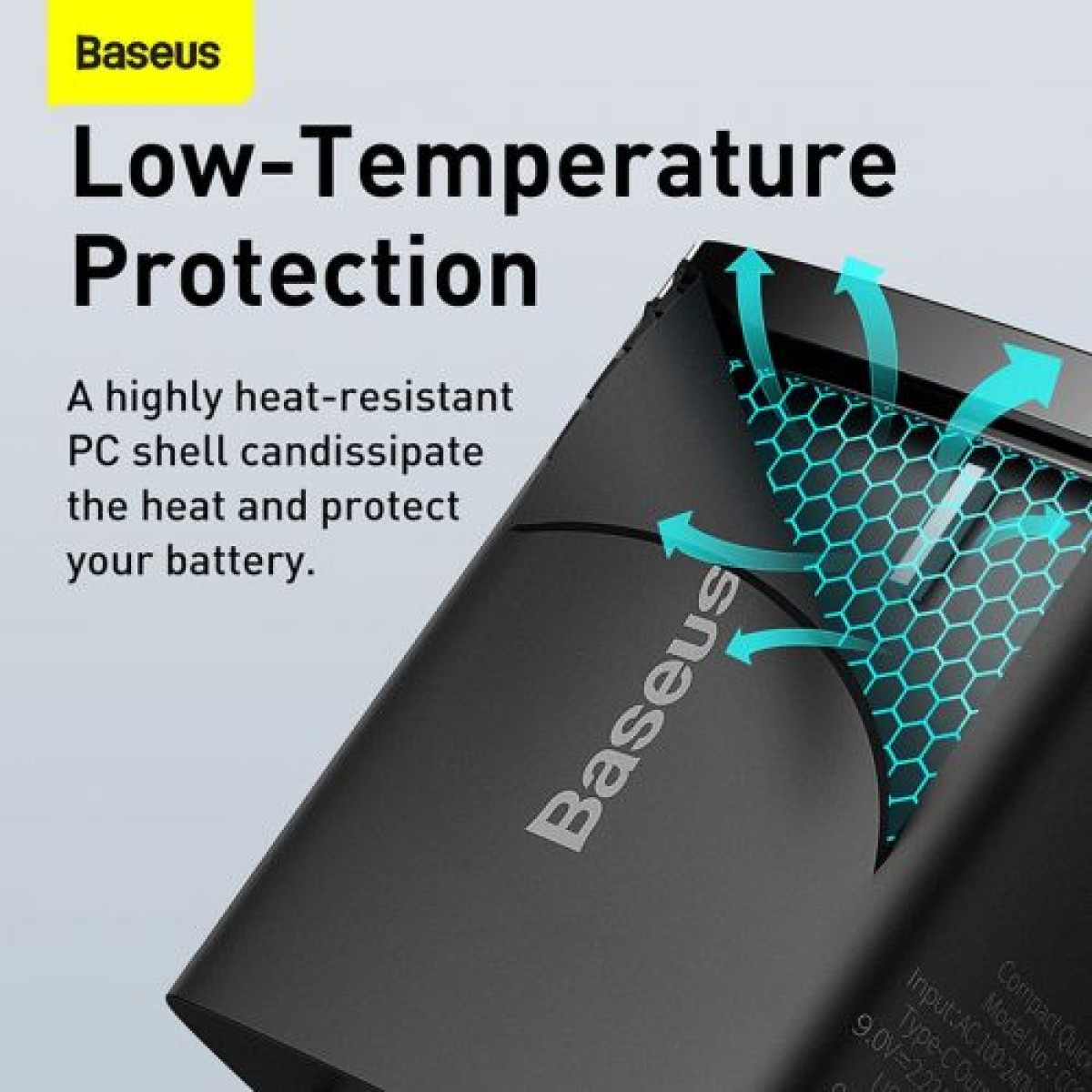 Baseus Travel Charger Compact Quick Charger U+C 20W EU Black (CCXJ-B01)