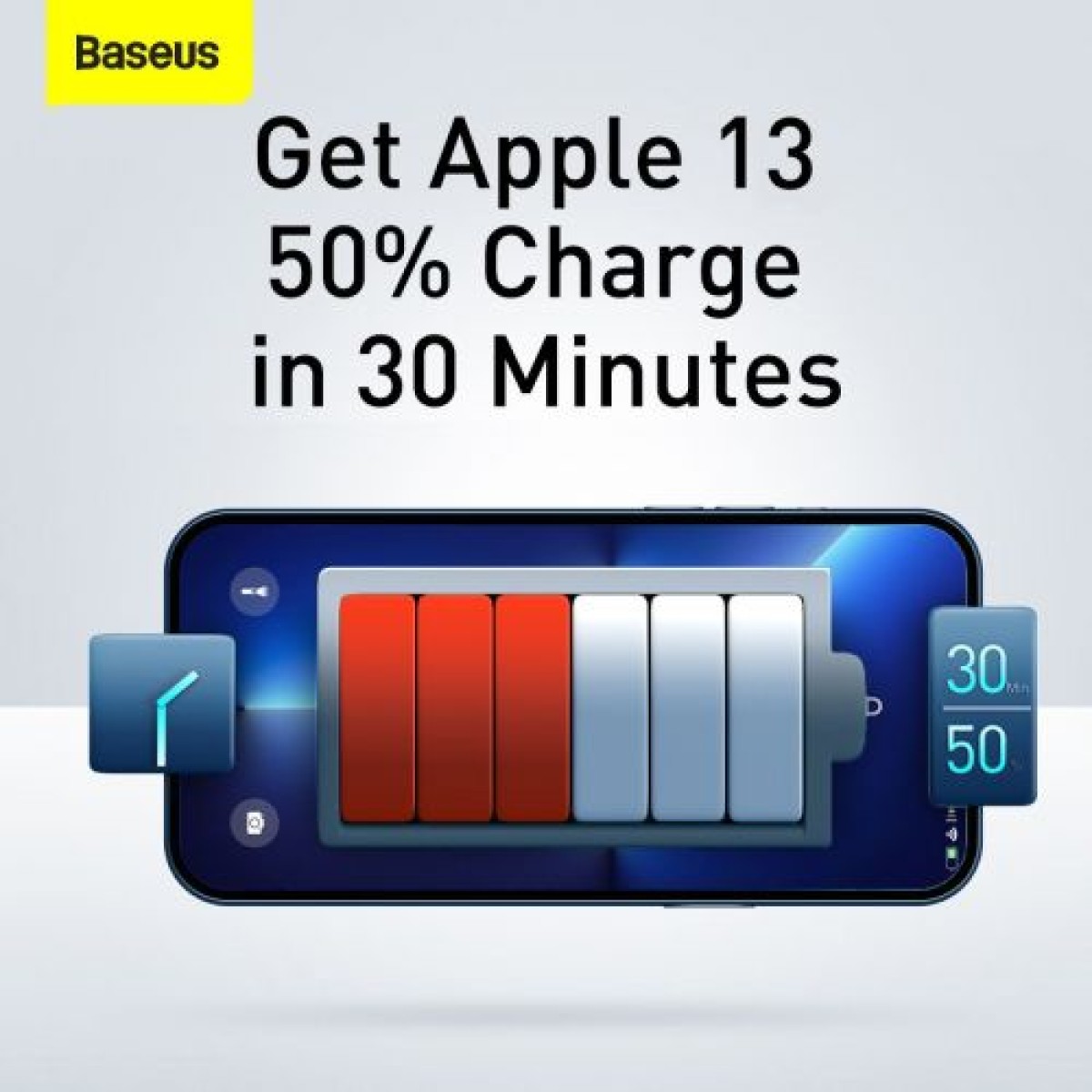 Baseus Travel Charger Compact Quick Charger U+U+C PD3.0, QC 3.0 30W EU Black (CCXJ-E01)