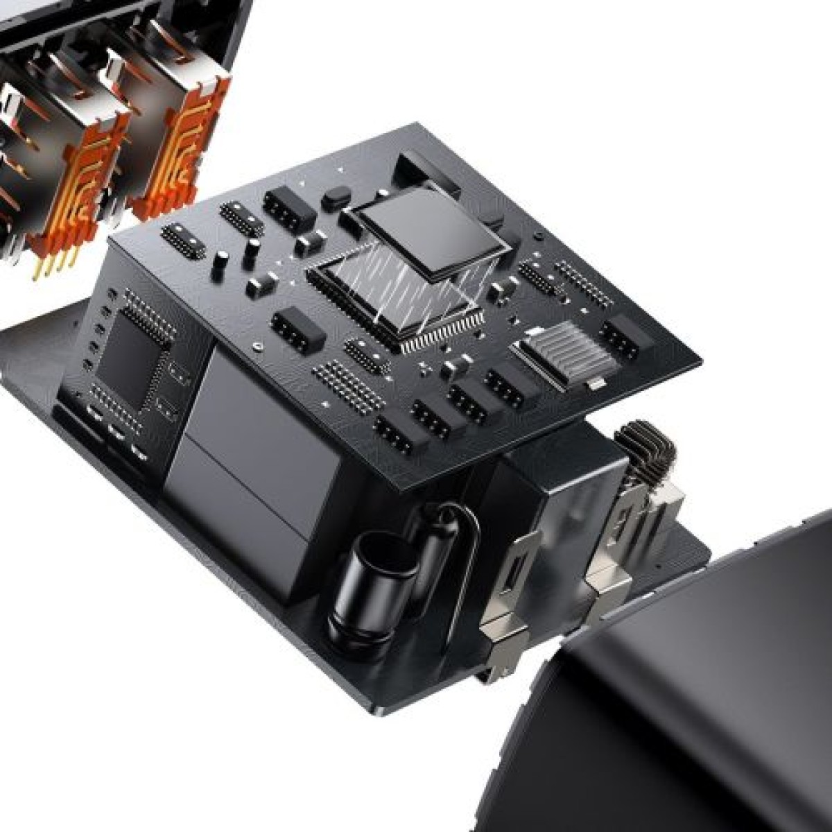 Baseus Travel Charger Compact Quick Charger U+U+C PD3.0, QC 3.0 30W EU Black (CCXJ-E01)