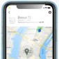 Μίνι ασύρματο κλειδί Baseus Home Intelligent T2 μπρελόκ και άλλος ανιχνευτής αντικειμένων λευκό (ZLFDQT2-02)