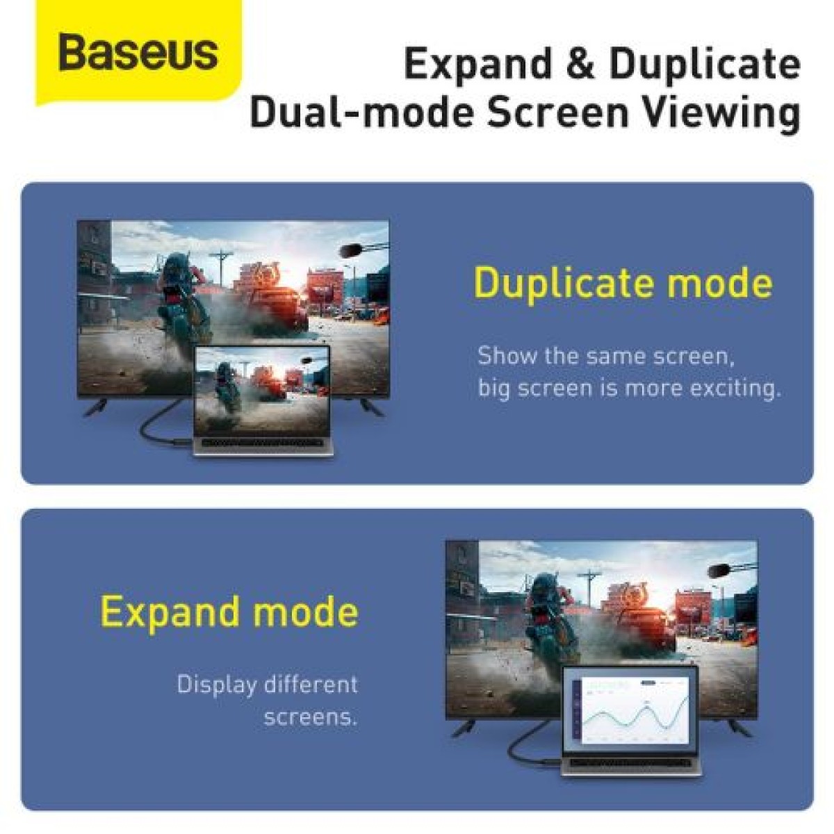 Καλώδιο βίντεο Baseus Σειρά υψηλής ευκρίνειας HDMI σε HDMI 4K 60 Hz, 3D HDR, 18 Gbps, 1 m Μαύρο (CAKGQ-A01)