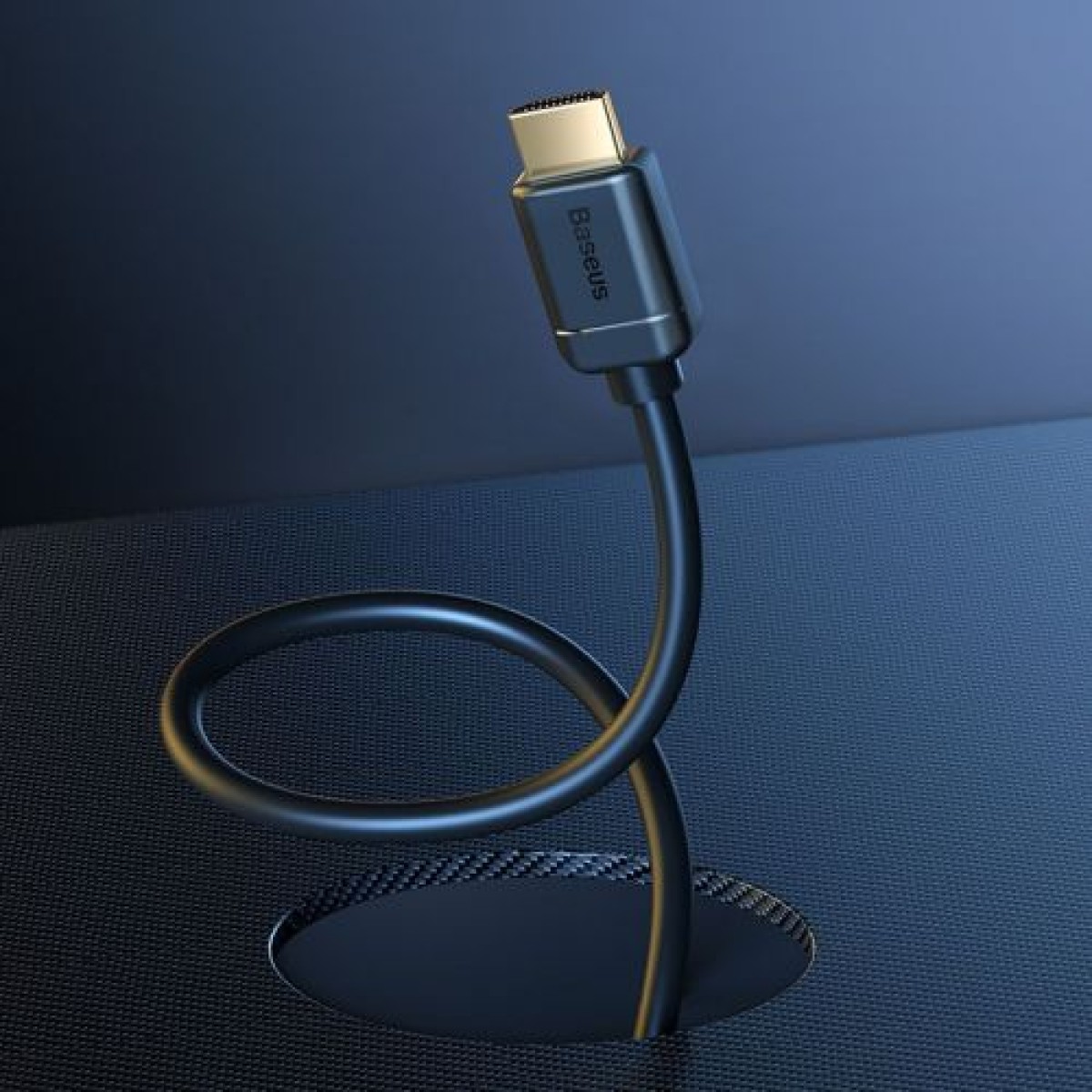 Καλώδιο βίντεο Baseus Σειρά υψηλής ευκρίνειας HDMI σε HDMI 4K 60 Hz, 3D HDR, 18 Gbps, 1 m Μαύρο (CAKGQ-A01)
