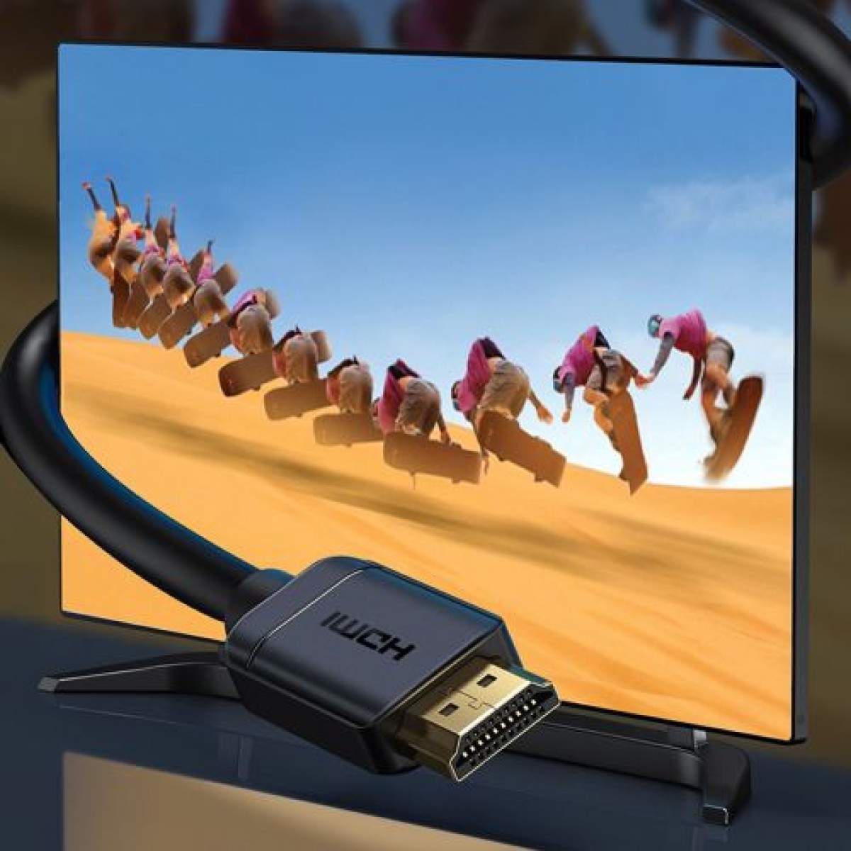 Καλώδιο βίντεο Baseus Σειρά υψηλής ευκρίνειας HDMI σε HDMI 4K 60 Hz, 3D HDR, 18 Gbps, 1 m Μαύρο (CAKGQ-A01)