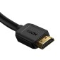 Καλώδιο βίντεο Baseus Σειρά υψηλής ευκρίνειας HDMI σε HDMI 4K 60 Hz, 3D HDR, 18 Gbps, 1 m Μαύρο (CAKGQ-A01)