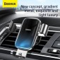 Baseus Car Mount Glaze Gravity Θήκη τηλεφώνου Μαύρο (SUYL-LG01)
