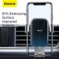 Baseus Car Mount Glaze Gravity Θήκη τηλεφώνου Μαύρο (SUYL-LG01)