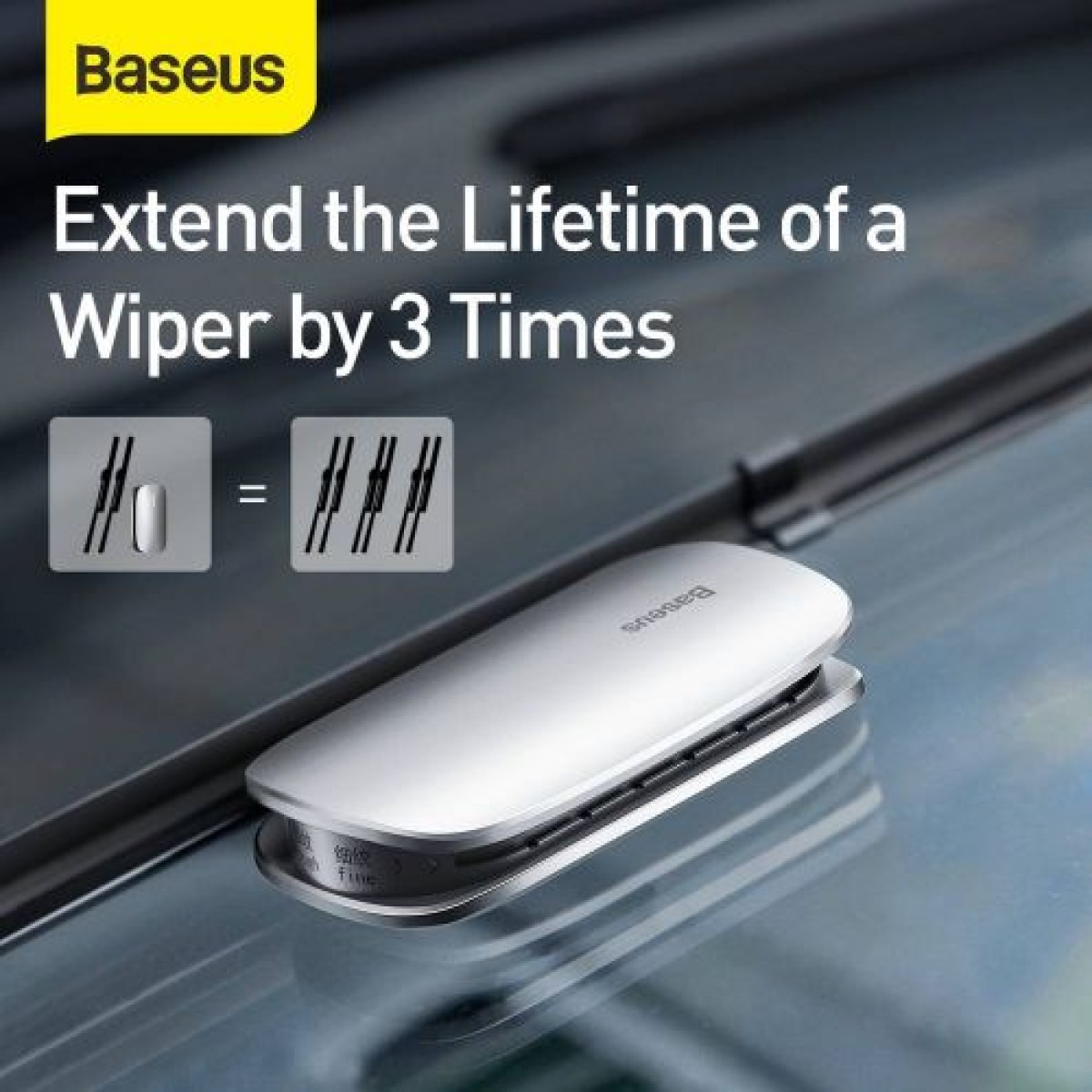 Επισκευαστής υαλοκαθαριστήρων Baseus Car Tool Rain Wing, Ασήμι από κράμα αλουμινίου (CRXFQ-0S)