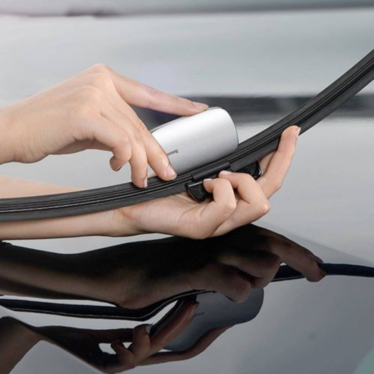 Επισκευαστής υαλοκαθαριστήρων Baseus Car Tool Rain Wing, Ασήμι από κράμα αλουμινίου (CRXFQ-0S)