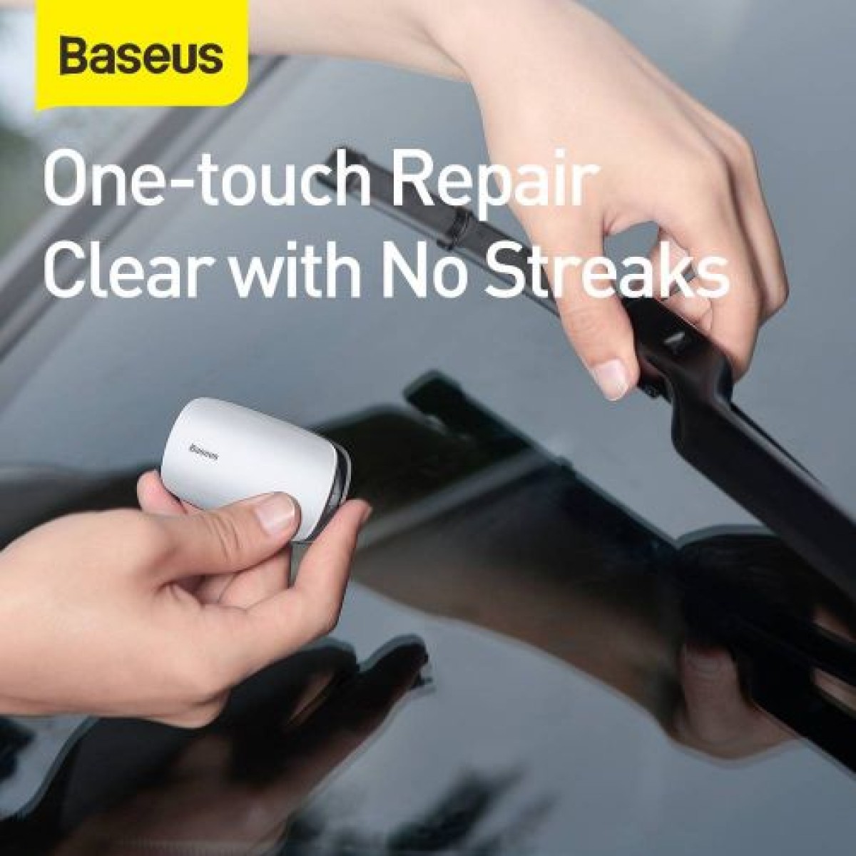 Επισκευαστής υαλοκαθαριστήρων Baseus Car Tool Rain Wing, Ασήμι από κράμα αλουμινίου (CRXFQ-0S)
