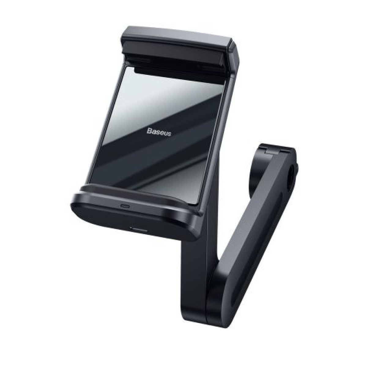 Baseus Car Mount Wireless Charger Αποθήκευση ενέργειας Θήκη τηλεφώνου πίσω καθίσματος 15W Μαύρο (WXHZ-01)