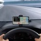 Στήριγμα της σειράς Baseus Car Mount Big Mouth Pro (4,7 - 6,5 ίντσες) Μαύρο (SUDZ-A01)