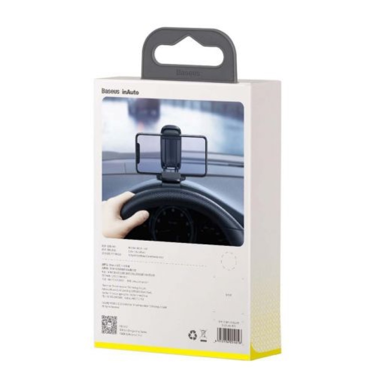 Στήριγμα της σειράς Baseus Car Mount Big Mouth Pro (4,7 - 6,5 ίντσες) Μαύρο (SUDZ-A01)