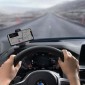 Στήριγμα της σειράς Baseus Car Mount Big Mouth Pro (4,7 - 6,5 ίντσες) Μαύρο (SUDZ-A01)