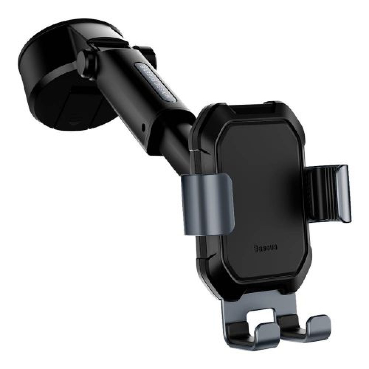 Baseus Car Mount Tank Gravity Θήκη τηλεφώνου με βάση αναρρόφησης Tarnish Black (SUYL-TK01)