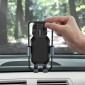 Baseus Car Mount Tank Gravity Θήκη τηλεφώνου με βάση αναρρόφησης Tarnish Black (SUYL-TK01)