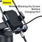 Baseus Car Mount Tank Gravity Θήκη τηλεφώνου με βάση αναρρόφησης Tarnish Black (SUYL-TK01)