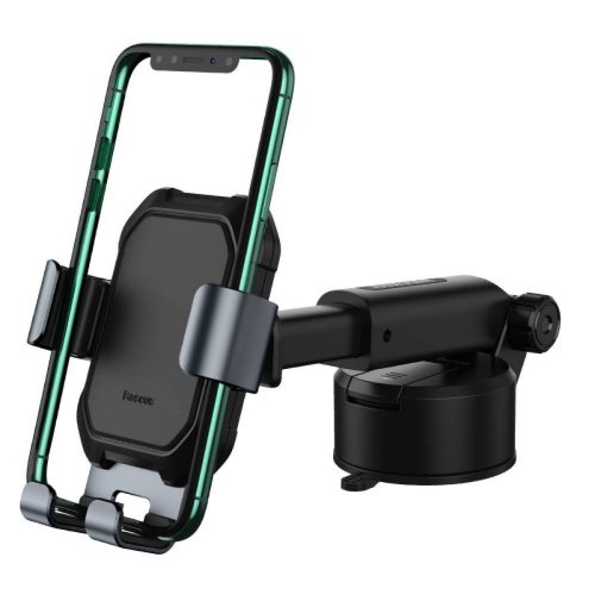 Baseus Car Mount Tank Gravity Θήκη τηλεφώνου με βάση αναρρόφησης Tarnish Black (SUYL-TK01)