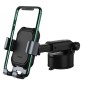 Baseus Car Mount Tank Gravity Θήκη τηλεφώνου με βάση αναρρόφησης Tarnish Black (SUYL-TK01)