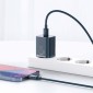 Σετ φορτιστή ταξιδίου Baseus Super Si 1C PD Γρήγορος φορτιστής 20W Blue EU (CCSUP-B03)