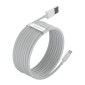 Καλώδιο Baseus Lightning Simple Wisdom (2 τμχ/σετ) 2,4A 1,5 m Λευκό (TZCALZJ-02)