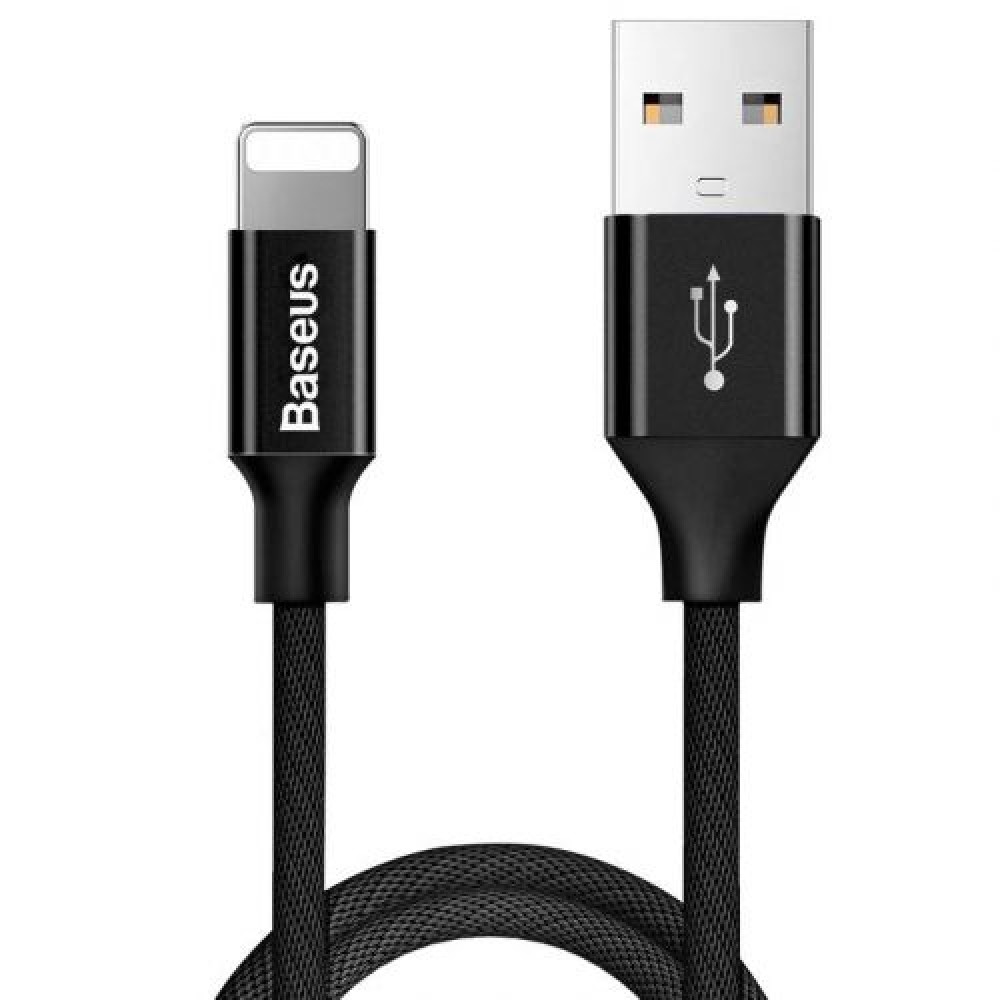 Baseus Lightning Yiven Cable 2A 1,2m Μαύρο (CALYW-01)