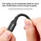 Baseus Lightning Yiven Cable 2A 1,2m Μαύρο (CALYW-01)