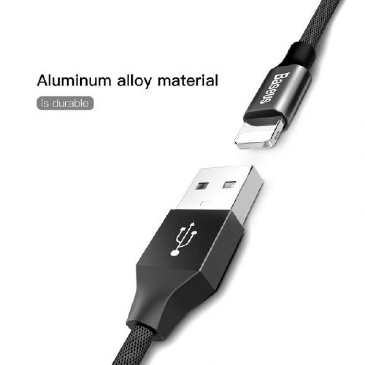 Baseus Lightning Yiven Apple Cable 2A 1,8m Μαύρο (CALYW-A01)