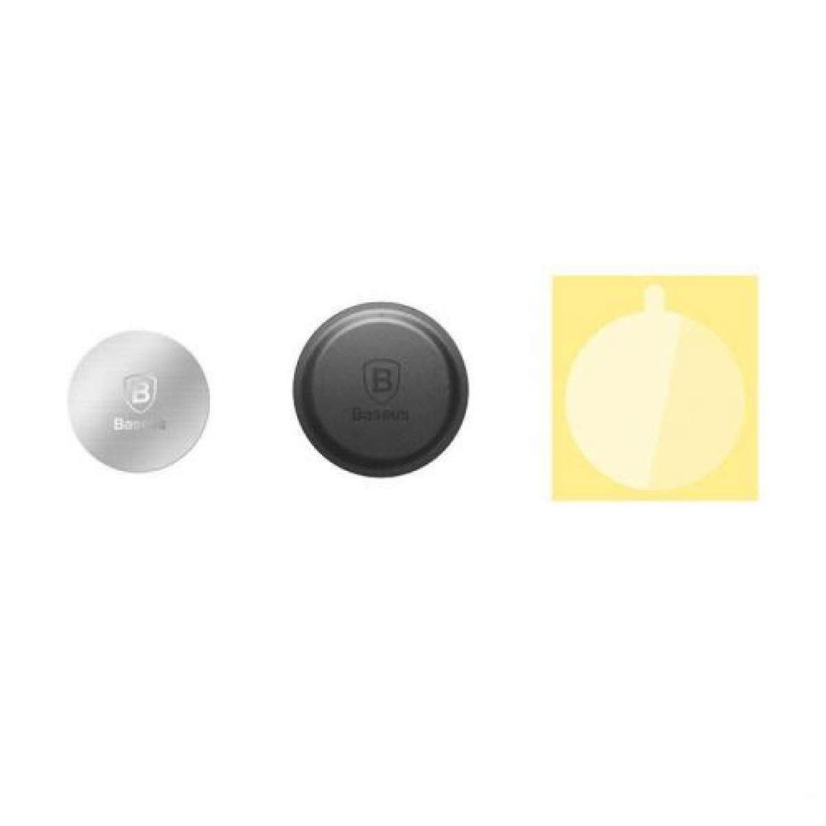 Baseus Car Mount Magnet Σιδερένια Στολή για θήκες Ασημί (ACDR-A0S)