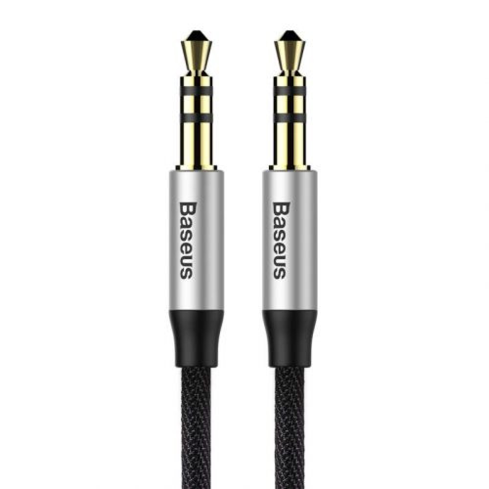 Καλώδιο Baseus Audio Yiven M30 1M Ασημί/Μαύρο (CAM30-BS1)