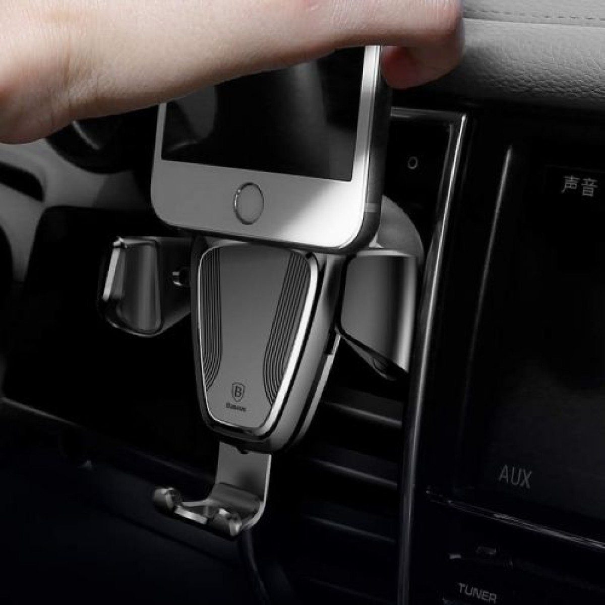 Βάση τηλεφώνου Baseus Car Mount Gravity Μαύρο (SUYL-01)