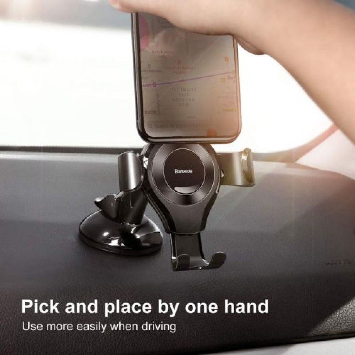 Baseus Car Mount Osculum Type Gravity Black (SUYL-XP01)
