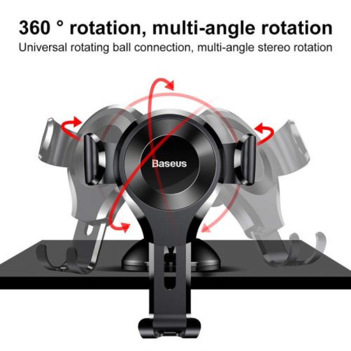 Baseus Car Mount Osculum Type Gravity Black (SUYL-XP01)