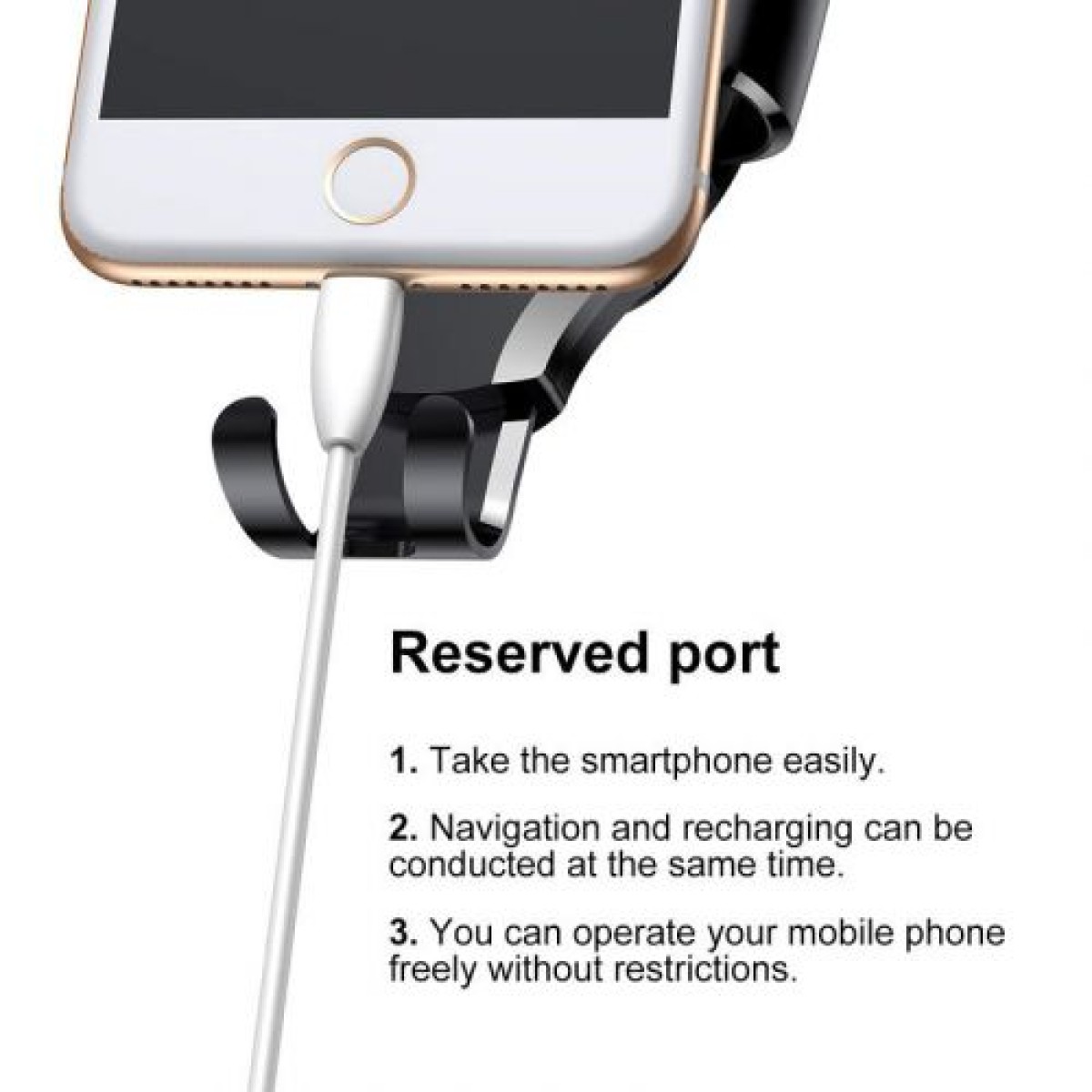 Baseus Car Mount Osculum Type Gravity Black (SUYL-XP01)