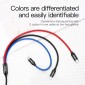Καλώδιο Baseus Τριών βασικών χρωμάτων Light/Type-C/Micro Nylon Braid 3.5A 1.2m Μαύρο (CAMLT-BSY01)