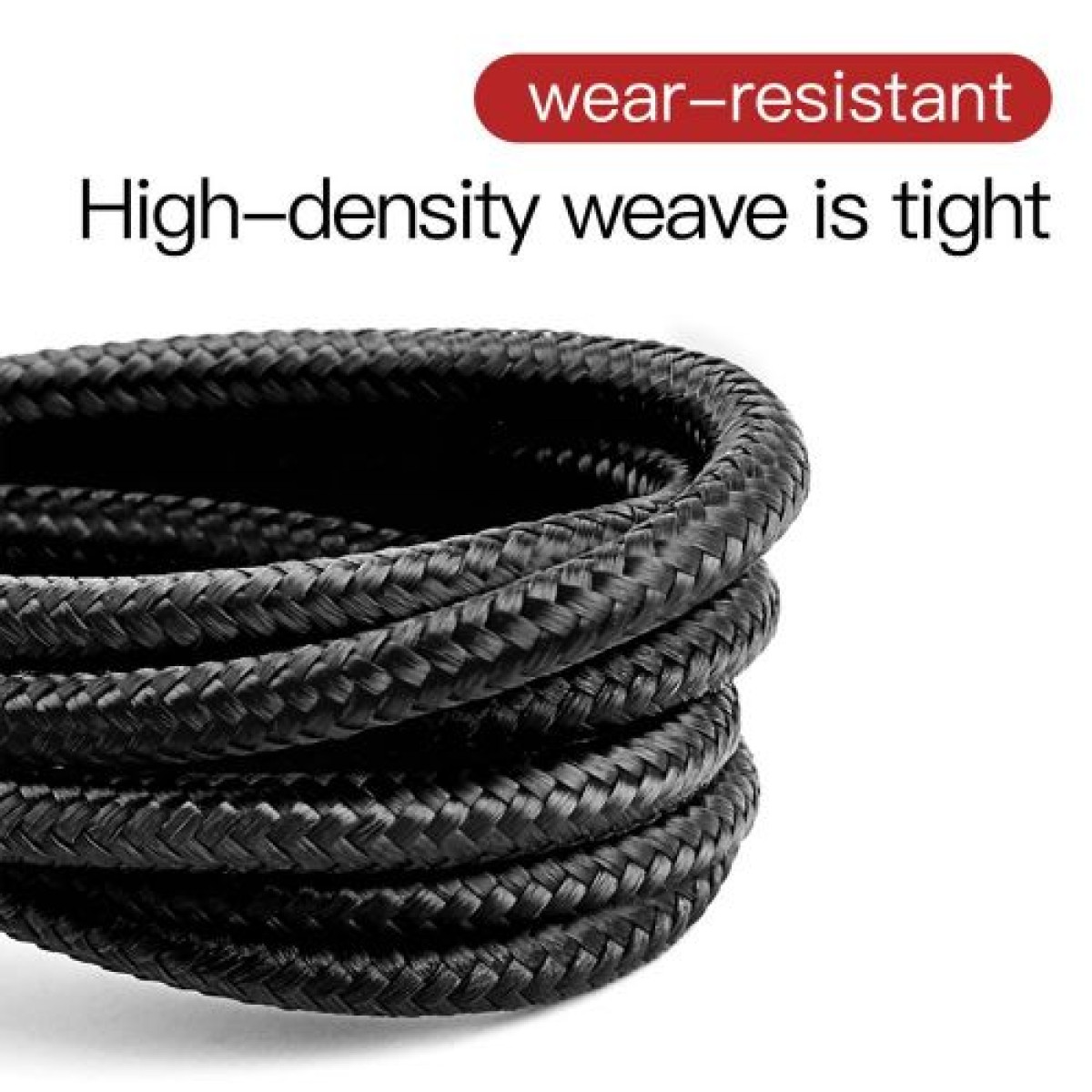 Baseus Lightning Cafule Cable 2.4A 0.5m Γκρι + Μαύρο (CALKLF-AG1)