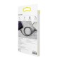 Baseus Lightning Cafule Cable 2.4A 0.5m Γκρι + Μαύρο (CALKLF-AG1)