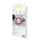 Baseus Lightning Cafule Cable 2.4A 1m Κόκκινο + Κόκκινο (CALKLF-B09)