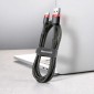 Baseus Type-C Cafule Cable 3A 0,5m Κόκκινο + Μαύρο (CATKLF-A91)