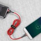 Baseus Micro USB Cafule Cable 2.4A 1m Κόκκινο + Κόκκινο (CAMKLF-B09)