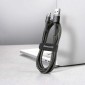 Baseus Micro USB Cafule Cable 2.4A 1m Γκρι + Μαύρο (CAMKLF-BG1)