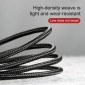 Baseus Micro USB Cafule Cable 2.4A 1m Κόκκινο + Μαύρο (CAMKLF-B91)