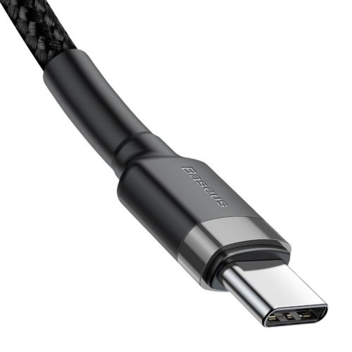 Baseus Type-C - Type-C Cafule Cable PD 2.0 60W, 3A, 2m, Black/Gre (CATKLF-HG1)