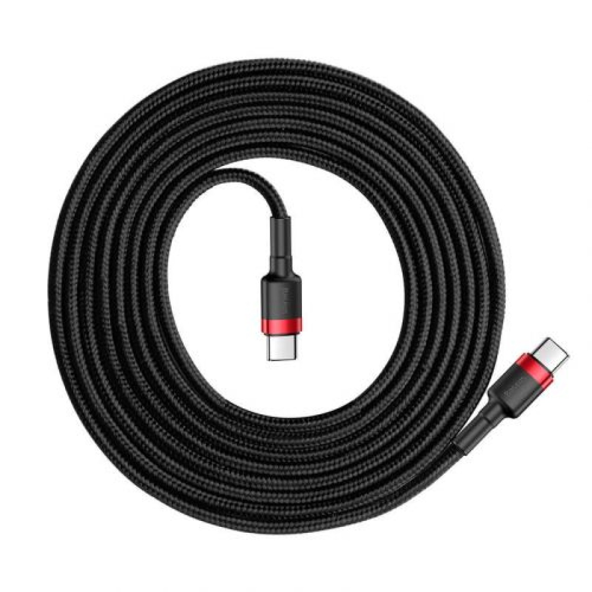 Baseus Type-C - Καλώδιο Type-C Cafule PD2.0 60W Flash φόρτιση (20V 3A) 1m Μαύρο/Γκρι (CATKLF-H91)