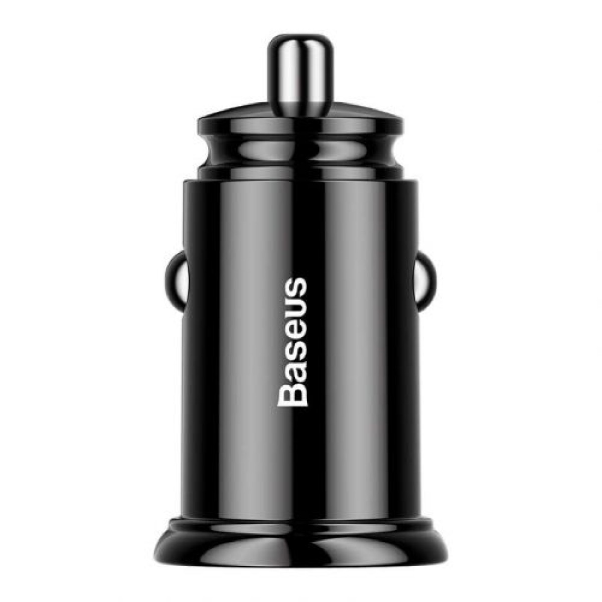 Baseus Car Charger Circular Plastic A+A Dual Quick Charge 3.0 30W Μαύρο (CCALL-YD01)