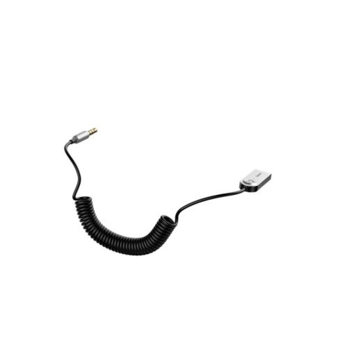 Baseus Converter BA01 USB + Ασύρματος προσαρμογέας σε βύσμα 3,5 mm, μαύρο καλώδιο (CABA01-01)