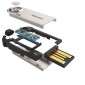 Baseus Converter BA01 USB + Ασύρματος προσαρμογέας σε βύσμα 3,5 mm, μαύρο καλώδιο (CABA01-01)