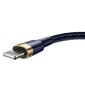 Καλώδιο Baseus Lightning Cafule QC 3.0, 1.5A, 2m Μπλε (CALKLF-CV3)