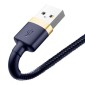 Καλώδιο Baseus Lightning Cafule QC 3.0, 1.5A, 2m Μπλε (CALKLF-CV3)