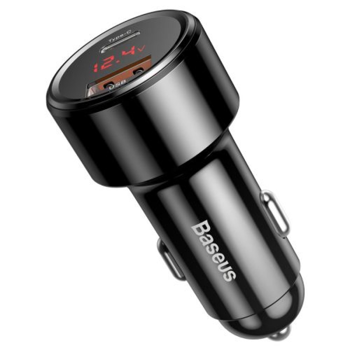 Baseus Car Charger Magic Series PPS Ψηφιακή οθόνη (Type-C PD+Intelligent QC) 45W Μαύρη CCMLC20C-01